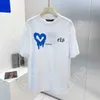 Erkek T Shirt Tasarımcı Palmes Angels Gömlek Kadın Tee Spor Giyim Giysileri Tshirts Pamuk Sokak Graffitir High Street Hipster Gevşek Takım Artı Boyut B1