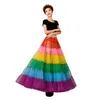 Petticoats 1 -metrowy petticoat Big Wing Bonless Bride Wedding Multicolour Underskirt spódnica