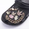 Accessoires de breloques Croces de styliste, strass scintillants, cadeau pour fille, décoration de chaussures sabots