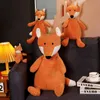 Muñecos de peluche lindo zorro juguete para niños apartamento muñeca kawaii animal almohada colgante calcomanía bebé regalo de Navidad 231117