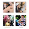 Gepersonaliseerde tijdelijke nep tattoo DIY aanpassen tattoo op maat maken tattoo sticker voor bruiloft cosplay bedrijfslogo partij, huisdieren tattoo body art tijdelijke tatoeages