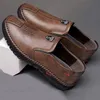 Sapatos de vestido Outono Marca Mens Casual Moda Confortável Couro para Homens Soft Bottom Business Slipon Flat 231117