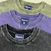 Men's T Shirts Oversized Vintage Washed Heavy Fabric T-Shirt Men Women Quality Shirt Tops Tee
