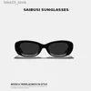 Okulary przeciwsłoneczne 2022 Nowe okulary przeciwsłoneczne Kobiety Wysokiej jakości octanowe optyczne okulary na zewnątrz jazda na receptę Słońce Q231120
