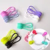 Magnetic Cable Ties Silicone Cable Holder Clips Cord Wrap Strong Holding Stuff Cables Organizer For Home Office2494475