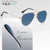 Sunglasses VICKY New Concave Pilot Sunglasses Sun Glasses Internal Plating Green Film Driving Anti Glare Light Reflective Sunglasses S3025 Q231120