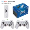 Portable Game Players Boyhom Y6 2 4G Wireless TV Stick Retro PS1 Family 4K HD Video Console Support Multiplayer 10000 Games 231117