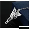 Pendentif Colliers Nouvelle mode pendentif en cristal autrichien bijoux Twilight Star princesse collier seigneur des anneaux assistant mariage Hgwdu Dhjqx