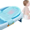 Vasche da bagno s Neonato regolabile vasca da bagno cuscino cuscino di sicurezza antiscivolo bagnetto Tuck Net Mat bambino doccia culla letto sedile traspirante P230417