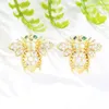 Stud Earrings Soramoore Chic Sweet Cute Bee Women Bijoux Important Occasions Attending Party Essential