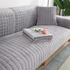 Stol täcker sammet soffa täcker universal pläd plysch icke-halktjockat vardagsrum soffa täcker varm flanell soffa kudde armstöd bakhandduk 231117