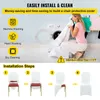 Chair Covers VEVOR 50 100Pcs Wedding Chair Covers Spandex Stretch Slipcover for Restaurant Banquet el Dining Party Universal Chair Cover 231117