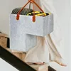 Storage Bags Stairsteps Pouch Bag For Clothes Toys Books Shoes Space-saving Ladder Baskets Cases Household Organization Supplies