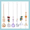 Pendentifs Boule De Cristal Prisme Lustre En Verre Pendentif Suspendu Éclairage Rêve Sun Catcher Partie Décor À La Maison Drop Delivery Garde Dhgsk