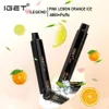 Authentische IGET Legend 4000 Puff Einweg-Vape-Stift, Netzspule, wiederaufladbar, 1500 mAh Batterie, Vape 5%, 14 ml vorgefüllter Pod, 13 Geschmacksrichtungen, Puffs, 4k E-Zigarette