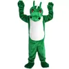 2023 Green Dinosaur Dragon Mascot Costumes For Adults Circus Christmas Halloween outfit Fancy Dress Suit Suit