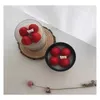 Doftande ljus Creative Strawberry Cup Handcraft doftljus med låda för hemdekoration bröllop födelsedagsfest romantisk föreslå älskare gif z0418