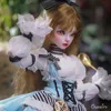 Bebek tasarımı lami bebek bjd 1/4 minifee kız aktif çizgi vücut retro mahkeme tarzı kız gibi lolita küçük elbise peri kadın bebek 231118