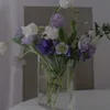 Vases 6 Style Cute Life Acrylic Vase Klein Blue Book Transparent Modern Decoration Home Table Flower Wedding Hydroponic Room Plant Y23