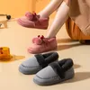 Тапочки хлопковые мужчины оптовая пара корейская версия милые плюшевые туфли в помещении теплые и не скользящие зимние женские пакет