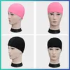 Simning av mössor Free Size Men Simning Caps Elastic Nylon Watertproof Ear Hair Protection Caps Girl Water Sport Swimming Hat Summer Ny P230418