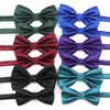 Neckband Solid Colorful Parent Child Bowtie Set Classic Sweet Family Farterfly Party Dinner Wedding Design Bow Tie Accessory No 1 15 230418