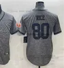 2023 New Baseball Jersey 97 Nick Bosa 16 Joe Montana 85 George Kittle 19 Deebo Samuel 23 Will Redmond 80 Jerry Rice Denim Linen Grey Stitched Jerseys