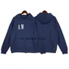 Lanvins Heren Hoodies Sweatshirts 1:1 Gratis Verzending Streetwear Zwart Felpa Felpe Uomo Ami Hoodie Heren Designer voor Mannen Sudadera 9 2yca 581 731