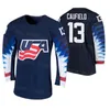 College Hockey US 96 Charlie Conway Trikots Mighty Team Farbe Blau Stickerei und Nähen Atmungsaktiv Universität Vintage Für Sportfans Atmungsaktive Reine Baumwolle Retro