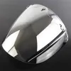 Hełmy motocyklowe uniwersalne oporne na zużycie soczewki hełmowe anty-scratch 3-Snap Flip Up Visor Shield Windproof Retro Otwarta twarz Lensotorcycle