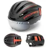 Cycling -helmen promsen fiets LED -licht oplaadbare intergrallyMolded Mountain Road Bike Sport Safe Hat voor man 230418