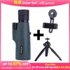 Telescopes 10 30x50 Zoom HD Telescope Monocular Camping Powerful Largo Alcance With Tripod Phone Clip For Watching Bird Hunting Binoculars 231117