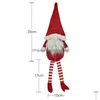 Decorações de Natal Decoração de Festa de Natal Decoração de Bonecas Retráteis Decorações para Árvore Papai Noel Boneco de Neve Brinquedos Drop Delivery Home Ga Dhcyj