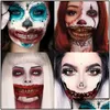 Halloween suprimentos de tatuagem de ferida ensanguentada truque de horror de horror truque assustador à prova d'água