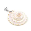 Pendant Necklaces Natural Freshwater Shell Conch Shape Exquisite Charms For Jewelry Making Diy Bracelets Necklace Earrings Accessorys