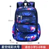 Backpack Pupil Waterproof Boys Girls Starry Sky Book Bag Nylon Zipper Packsack Students Knapsack Kids Protection Spine Schoolbag