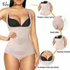 Waist Tummy Shaper Vensslim Full Body Shapewear Cross Compression Abs Women Slimming Bodysuit Push Up Vest Control Open Crotch 231117
