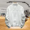 Veste en jean pour hommes trous déchirés hommes vestes en jean blanc noir rouge rose hauts décontractés mâle femme jean manteau hip hop streetwear designer cowboy vêtements d'extérieur