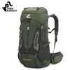 Plecak darmowy rycerz 60L Turing Plecak Waterproof Waterproof Torba Men Camping RucksAcka Wspinaczka Trekking Trekking Plecak na zewnątrz 230418