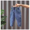 Jeans enfants garçons pantalons jeans pour enfants printemps et automne garçons pantalons de mode décontractés pantalons bébé pantalons longs 230418