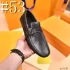 41-80MODELLO Designer Scarpe in vera pelle Pelle scamosciata di mucca Scarpe da uomo Marchio di lusso Casual Formale Mocassini da uomo Mocassini Calzature Scarpe da guida maschili nere