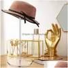 Держатели для хранения стойки Acryle Hat Stand Display Rick Rack Clear Baseball Square Roogers для ювелирных изделий LX5365 Доставка доставки дома dhjhb