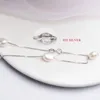 Collane con ciondolo ASHIQI Collana di perle naturali barocche per donne con catena in argento sterling 925 6-7mm Perle d'acqua dolce Gioielli di moda231118