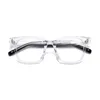 Optical Eyeglasses For Men Women Retro Designer NN-107 Fashion Acetate Fiberglass Frames European and American Square Style Anti-Blue Light Lens Plate With Box