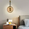 Стеновые лампы скандинавские светильники Nicho de Parede Bunk Lights Lights Deco Светодиодная аппликация дизайн рога