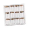 Storage Bottles 12 Pieces Jar Clear Sealed Organizer Food Canisters Tank Kitchen For Candy Kitchens Counter Cookie