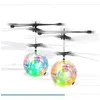 Led Flying Toys Ball Rechargeable Light Up Balls Drone Infrarouge Induction Hélicoptère Jouet Drop Delivery Gifts Lighted Dhl39