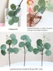 Decorative Flowers Eucalyptus Leaves Artificial Greenery Plants Stems Fake For Wedding Home Garland Decoration Bride Bouquet Cake DIY Decor