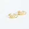 Anneaux de mariage Personnalisé Double Noms Bague Or En Acier Inoxydable Ouvert Réglable Couple Promesse pour Femmes Romantique Bijoux Cadeaux 231117