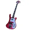 4 Strings Metallic Pink Electric Bass -gitaar met Rosewood Boodboard Body Binding Aanbieding Logo/kleur Aanpassen